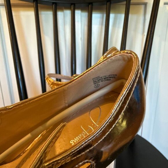 J. Adam’s NWB pixie Maryjane heels rose gold size 5.5 - Picture 7 of 9